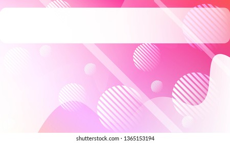 Fluid shapes composition with Abstract Wavy Background with Lines, Circle. For Business Presentation Wallpaper, Flyer, Cover, Landing Page. Vector Illustration with Color Gradient