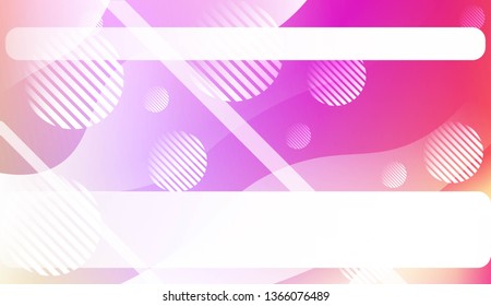 Fluid shapes composition with Abstract Wavy Background with Lines, Circle. For Business Presentation Wallpaper, Flyer, Cover, Landing Page. Vector Illustration with Color Gradient
