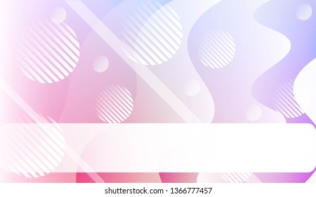 Fluid shapes composition with Abstract Wavy Background with Lines, Circle. For Business Presentation Wallpaper, Flyer, Cover, Landing Page. Vector Illustration with Color Gradient