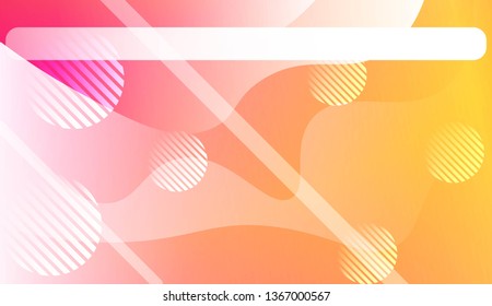 Fluid shapes composition with Abstract Wavy Background with Lines, Circle. For Business Presentation Wallpaper, Flyer, Cover, Landing Page. Vector Illustration with Color Gradient