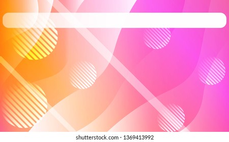 Fluid shapes composition with Abstract Wavy Background with Lines, Circle. For Business Presentation Wallpaper, Flyer, Cover, Landing Page. Vector Illustration with Color Gradient