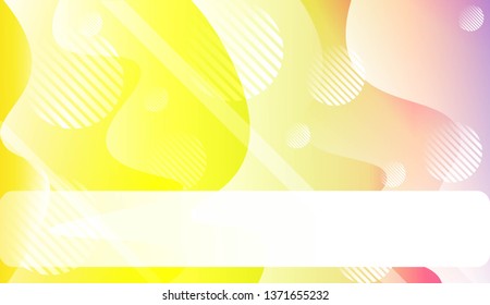 Fluid shapes composition with Abstract Wavy Background with Lines, Circle. For Business Presentation Wallpaper, Flyer, Cover, Landing Page. Vector Illustration with Color Gradient