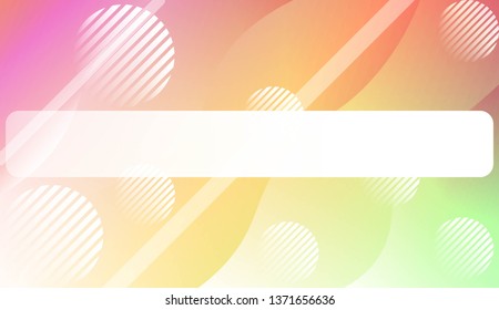 Fluid shapes composition with Abstract Wavy Background with Lines, Circle. For Business Presentation Wallpaper, Flyer, Cover, Landing Page. Vector Illustration with Color Gradient