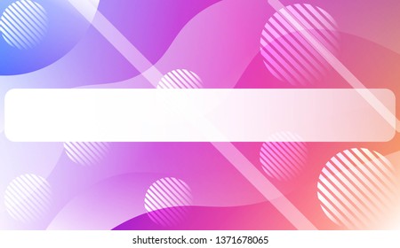 Fluid shapes composition with Abstract Wavy Background with Lines, Circle. For Business Presentation Wallpaper, Flyer, Cover, Landing Page. Vector Illustration with Color Gradient