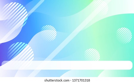 Fluid shapes composition with Abstract Wavy Background with Lines, Circle. For Business Presentation Wallpaper, Flyer, Cover, Landing Page. Vector Illustration with Color Gradient