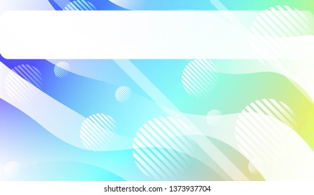 Fluid shapes composition with Abstract Wavy Background with Lines, Circle. For Business Presentation Wallpaper, Flyer, Cover, Landing Page. Vector Illustration with Color Gradient