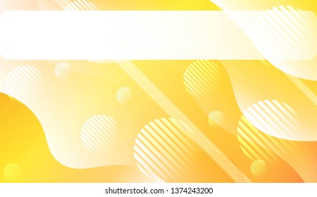 Fluid shapes composition with Abstract Wavy Background with Lines, Circle. For Business Presentation Wallpaper, Flyer, Cover, Landing Page. Vector Illustration with Color Gradient