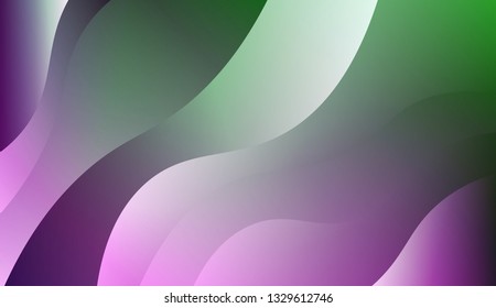 Fluid shapes composition. Design with color of curves. Background for Wallpaper, Web Design, Brochure, Visit Card. Vector wave pattern for backgrounds. Gradient.