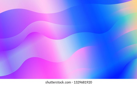 Fluid shapes composition. Design with color of curves. Background for Wallpaper, Web Design, Brochure, Visit Card. Vector wave pattern for backgrounds