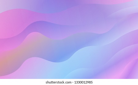 Fluid shapes composition. Design with color of curves. Background for Wallpaper, Web Design, Brochure, Visit Card. Vector wave pattern for backgrounds. Gradient.
