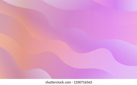 Fluid shapes composition. Design with color of curves. Background for Wallpaper, Web Design, Brochure, Visit Card. Vector wave pattern for backgrounds. Gradient.