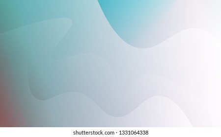 Fluid shapes composition. Design with color of curves. Background for Wallpaper, Web Design, Brochure, Visit Card. Vector wave pattern for backgrounds. Colorful Gradient.