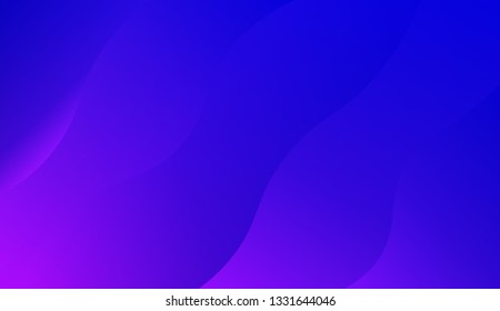 Fluid shapes composition. Design with color of curves. Background for Wallpaper, Web Design, Brochure, Visit Card. Vector wave pattern for backgrounds. Gradient.