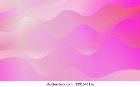 Fluid shapes composition. Design with color of curves. Background for Wallpaper, Web Design, Brochure, Visit Card. Vector wave pattern for backgrounds. Gradient.