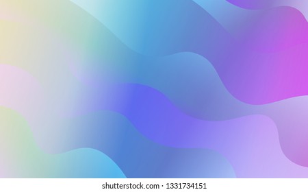 Fluid shapes composition. Design with color of curves. Background for Wallpaper, Web Design, Brochure, Visit Card. Vector wave pattern for backgrounds