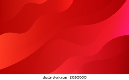 Fluid shapes composition. Design with color of curves. Background for Wallpaper, Web Design, Brochure, Visit Card. Vector wave pattern for backgrounds. Gradient.