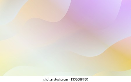 Fluid shapes composition. Design with color of curves. Background for Wallpaper, Web Design, Brochure, Visit Card. Vector wave pattern for backgrounds. Gradient.