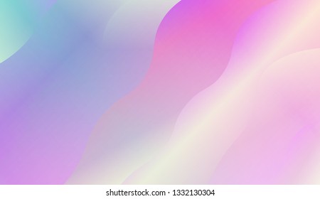 Fluid shapes composition. Design with color of curves. Background for Wallpaper, Web Design, Brochure, Visit Card. Vector wave pattern for backgrounds