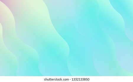 Fluid shapes composition. Design with color of curves. Background for Wallpaper, Web Design, Brochure, Visit Card. Vector wave pattern for backgrounds