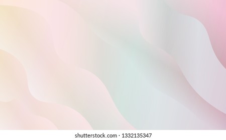 Fluid shapes composition. Design with color of curves. Background for Wallpaper, Web Design, Brochure, Visit Card. Vector wave pattern for backgrounds. Gradient.