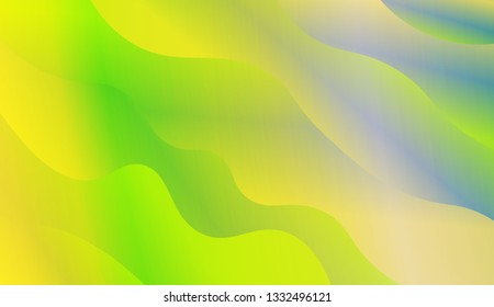 Fluid shapes composition. Design with color of curves. Background for Wallpaper, Web Design, Brochure, Visit Card. Vector wave pattern for backgrounds. Gradient.