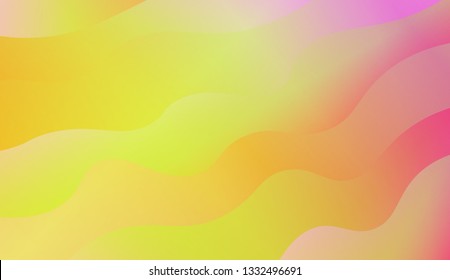 Fluid shapes composition. Design with color of curves. Background for Wallpaper, Web Design, Brochure, Visit Card. Vector wave pattern for backgrounds