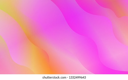 Fluid shapes composition. Design with color of curves. Background for Wallpaper, Web Design, Brochure, Visit Card. Vector wave pattern for backgrounds