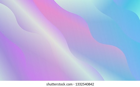Fluid shapes composition. Design with color of curves. Background for Wallpaper, Web Design, Brochure, Visit Card. Vector wave pattern for backgrounds