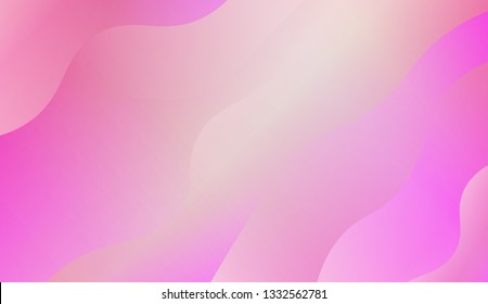 Fluid shapes composition. Design with color of curves. Background for Wallpaper, Web Design, Brochure, Visit Card. Vector wave pattern for backgrounds. Gradient.