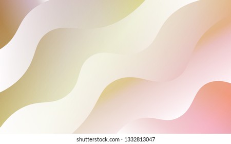 Fluid shapes composition. Design with color of curves. Background for Wallpaper, Web Design, Brochure, Visit Card. Vector wave pattern for backgrounds. Colorful Gradient.