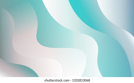 Fluid shapes composition. Design with color of curves. Background for Wallpaper, Web Design, Brochure, Visit Card. Vector wave pattern for backgrounds. Colorful Gradient.