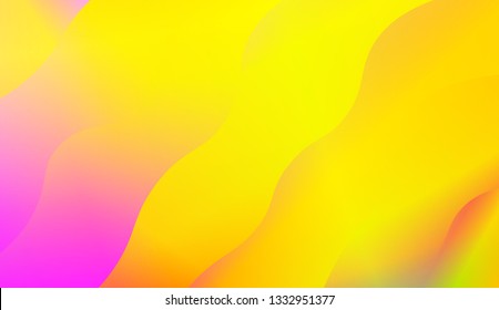 Fluid shapes composition. Design with color of curves. Background for Wallpaper, Web Design, Brochure, Visit Card. Vector wave pattern for backgrounds