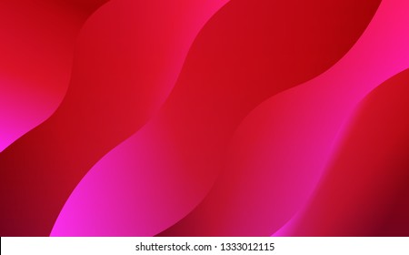 Fluid shapes composition. Design with color of curves. Background for Wallpaper, Web Design, Brochure, Visit Card. Vector wave pattern for backgrounds. Gradient.