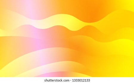Fluid shapes composition. Design with color of curves. Background for Wallpaper, Web Design, Brochure, Visit Card. Vector wave pattern for backgrounds. Gradient.