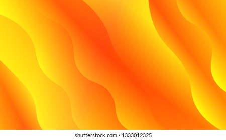 Fluid shapes composition. Design with color of curves. Background for Wallpaper, Web Design, Brochure, Visit Card. Vector wave pattern for backgrounds. Gradient.