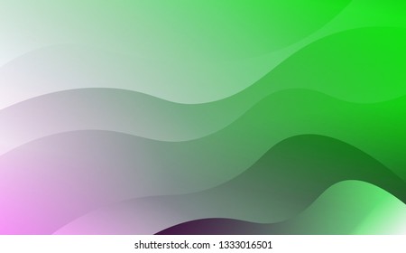 Fluid shapes composition. Design with color of curves. Background for Wallpaper, Web Design, Brochure, Visit Card. Vector wave pattern for backgrounds. Gradient.