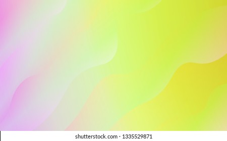 Fluid shapes composition. Design with color of curves. Background for Wallpaper, Web Design, Brochure, Visit Card. Vector wave pattern for backgrounds