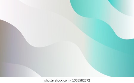 Fluid shapes composition. Design with color of curves. Background for Wallpaper, Web Design, Brochure, Visit Card. Vector wave pattern for backgrounds. Colorful Gradient.