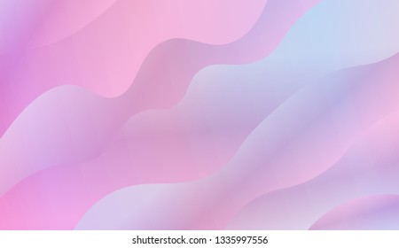 Fluid shapes composition. Design with color of curves. Background for Wallpaper, Web Design, Brochure, Visit Card. Vector wave pattern for backgrounds. Gradient.