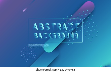 Fluid shapes composition. Modern abstract cover design. Creative colorful wallpaper. Trendy gradient poster. Vector illustration.