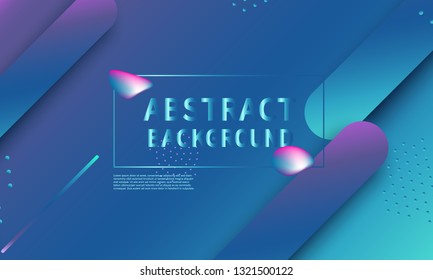 Fluid shapes composition. Modern abstract cover design. Creative colorful wallpaper. Trendy gradient poster. Vector illustration.