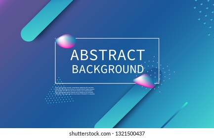 Fluid shapes composition. Modern abstract cover design. Creative colorful wallpaper. Trendy gradient poster. Vector illustration.