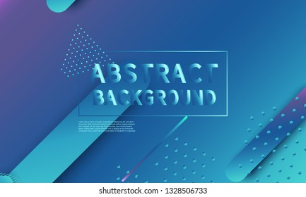 Fluid shapes composition. Modern abstract cover design. Creative colorful wallpaper. Trendy gradient poster. Vector illustration.