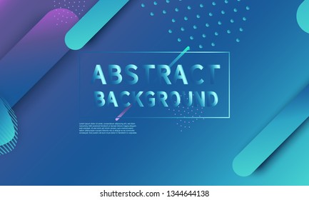 Fluid shapes composition. Modern abstract cover design. Creative colorful wallpaper. Trendy gradient poster. Vector illustration.