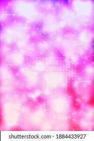 Las formas fluidas se cubren con fondo dinámico líquido. Fondo de neón bauhaus con púrpura fluorescente. Plantilla gráfica para carteles, presentaciones, banner, folleto. Las formas de fluidos lucentes se cubren.