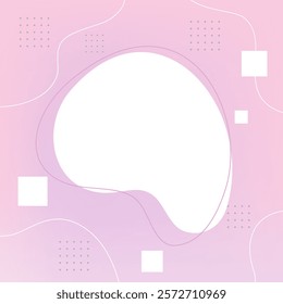 Fluid shapes and geometric pattern background, vector illustration