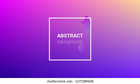 Fluid Shapes. Horizontal Orientation. Banner Design Composition. Modern Geometric Pattern. Fluid Shapes.