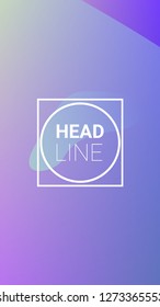 Fluid Shapes. Horizontal Orientation. Banner Design Composition. Modern Geometric Pattern. Fluid Shapes.