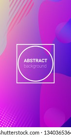 Fluid Shapes. Horizontal Orientation. Banner Design Composition. Modern Geometric Pattern. Fluid Shapes.