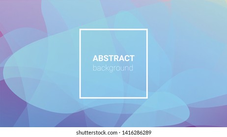 Fluid Shapes. Horizontal Orientation. Banner Design Composition. Modern Geometric Pattern. Fluid Shapes.